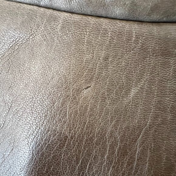 Marc New York by Andrew Marc LEATHER Biker Jacket size Small in Olive Green - Picture 12 of 15